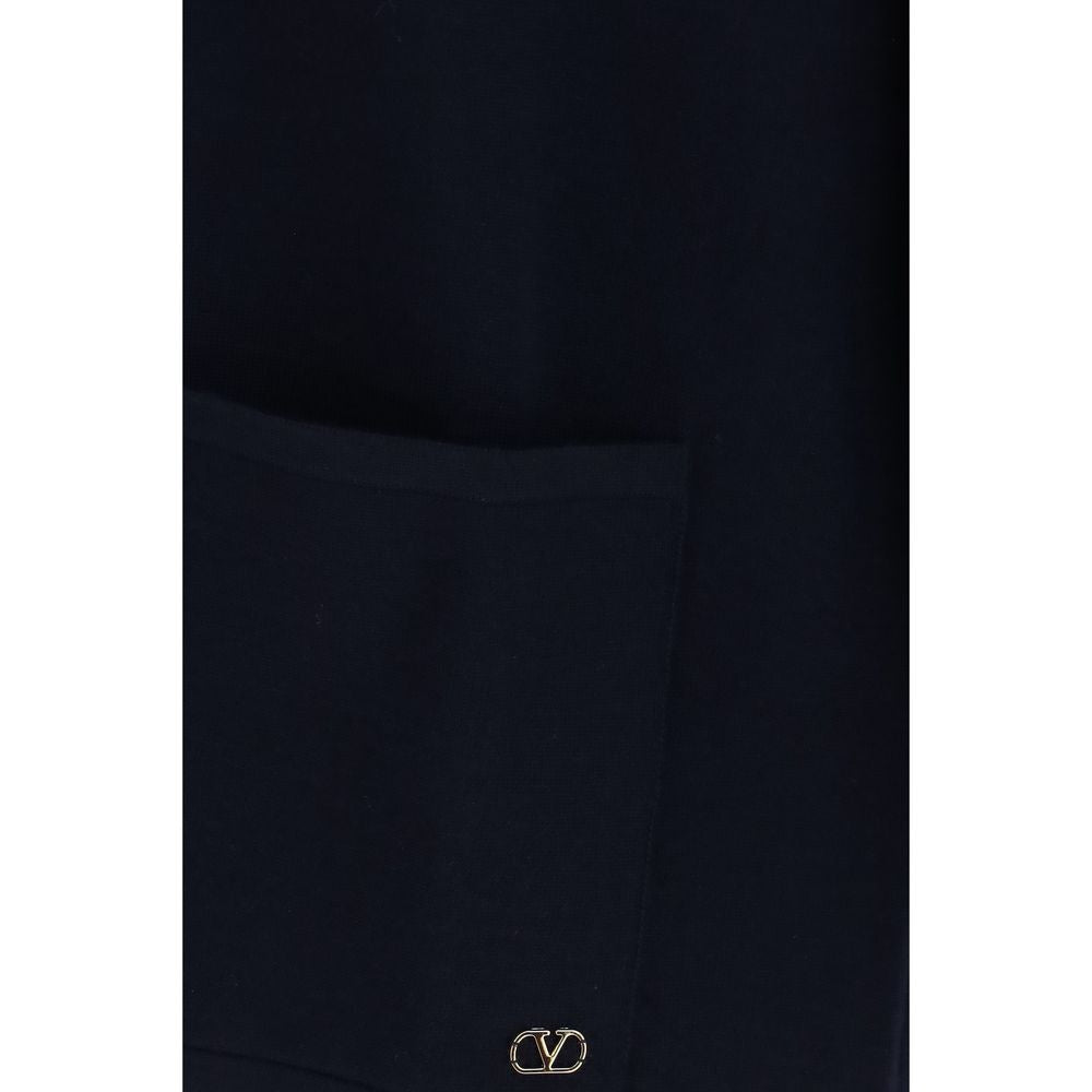 Valentino Garavani Blauer Wollcardigan Oves Aries