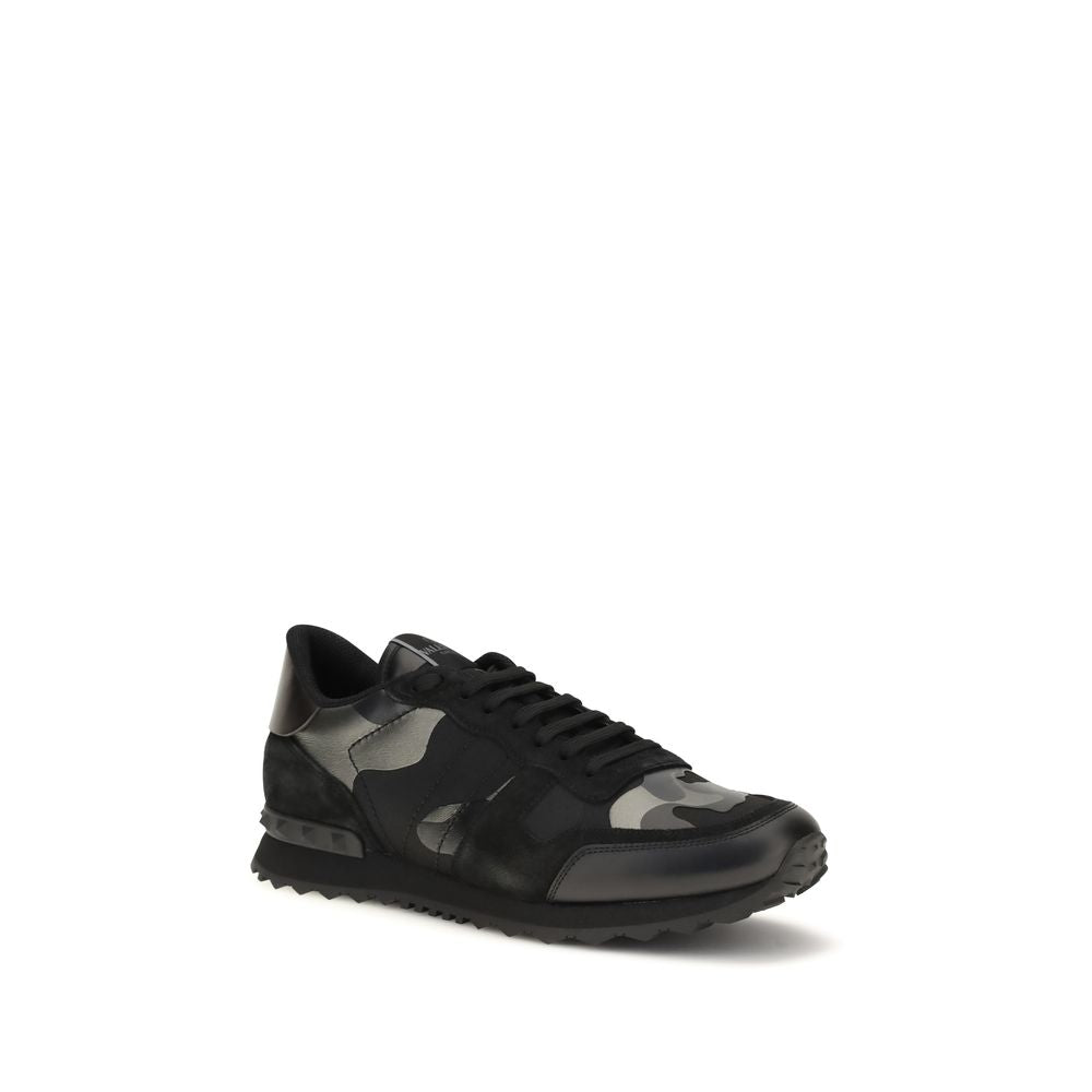 Valentino Garavani Schwarze Polyamid-Sneaker für Sport