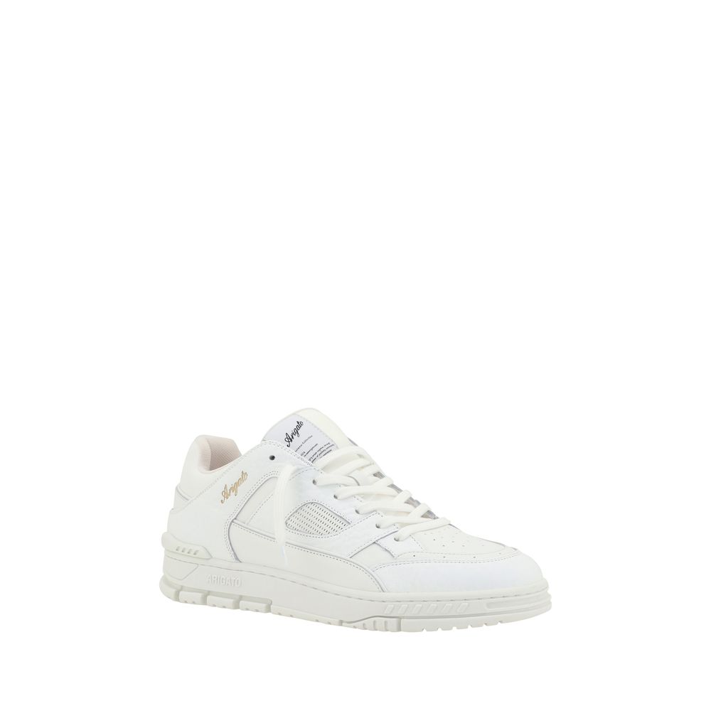 Axel Arigato Weiße Low-Top-Sneaker aus Kalbsleder Bos Taurus