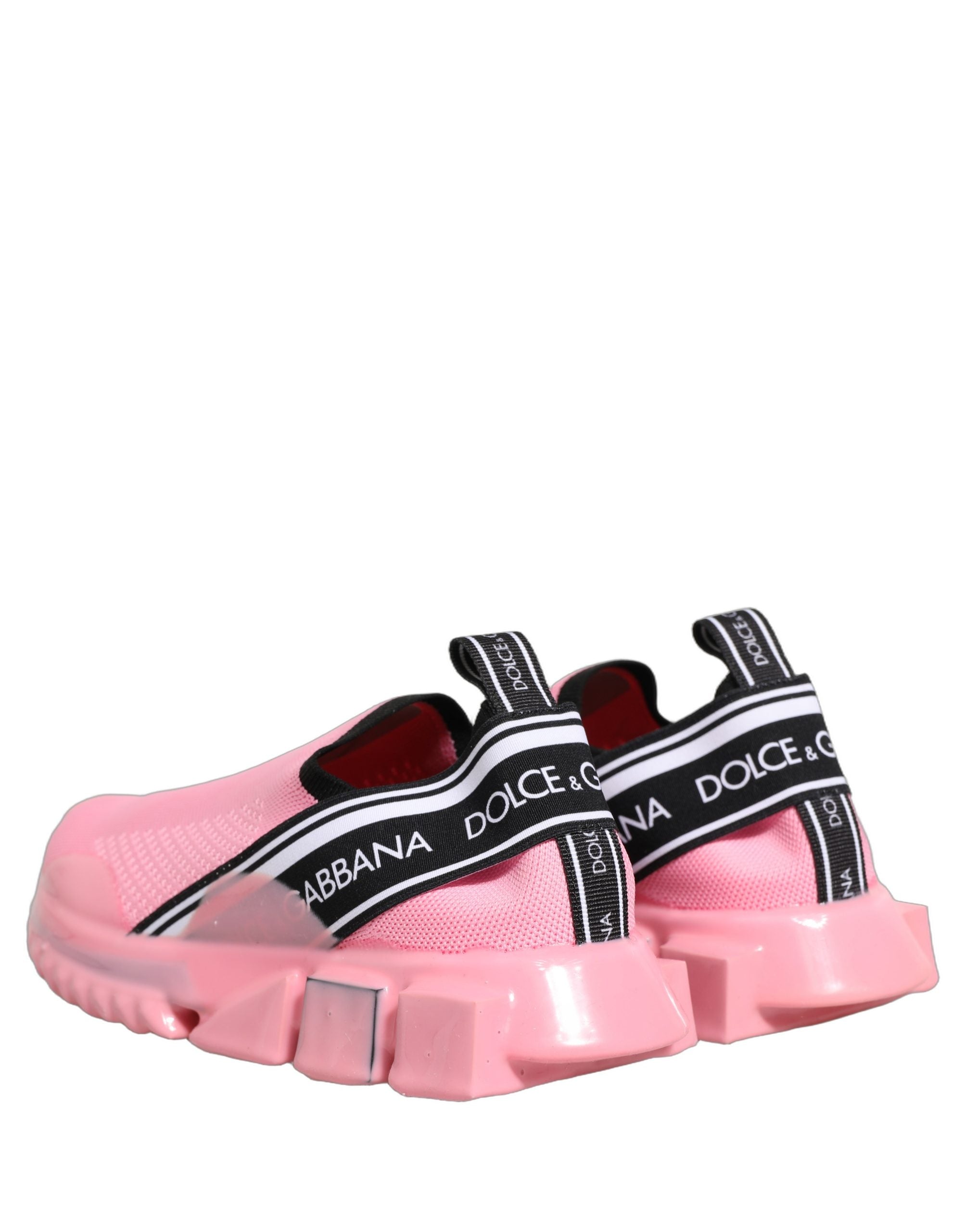 Dolce & Gabbana Pink Slip-On Low-Top Sorrento Sneaker