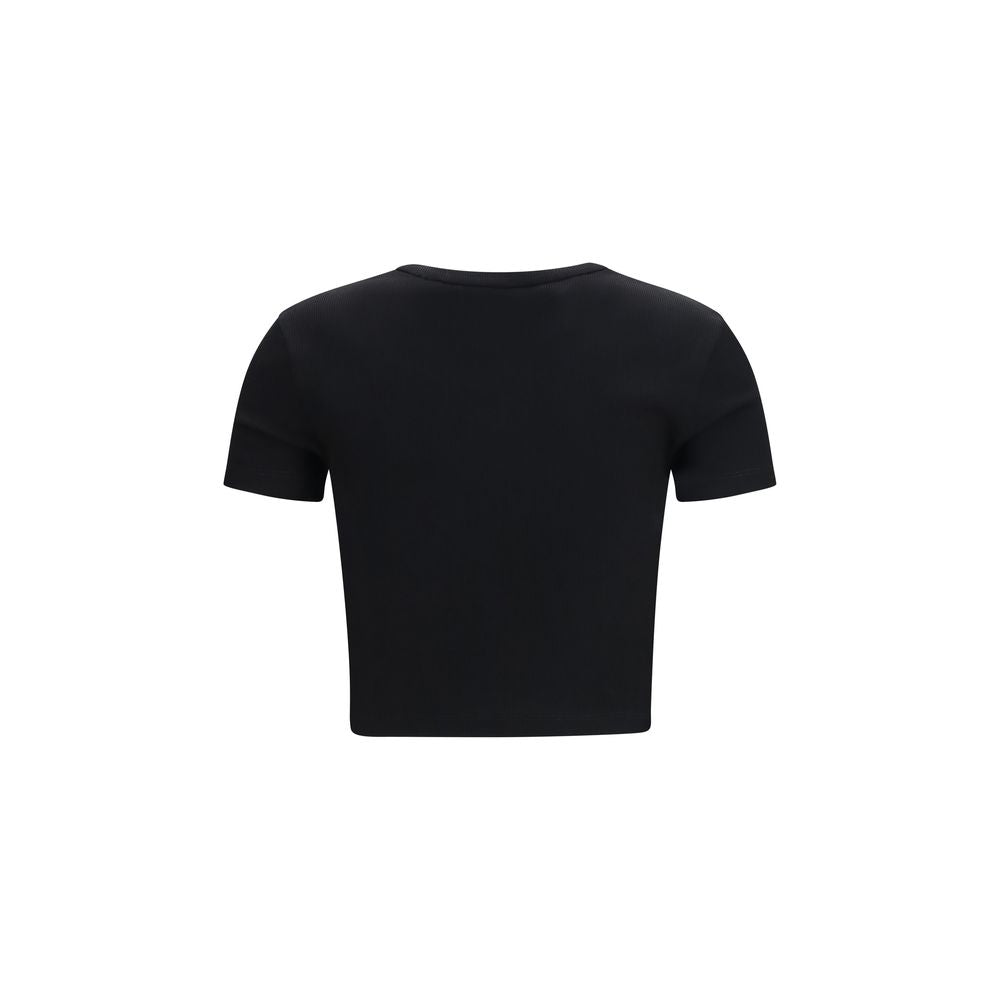Fendi Schwarzes Baumwoll-T-Shirt