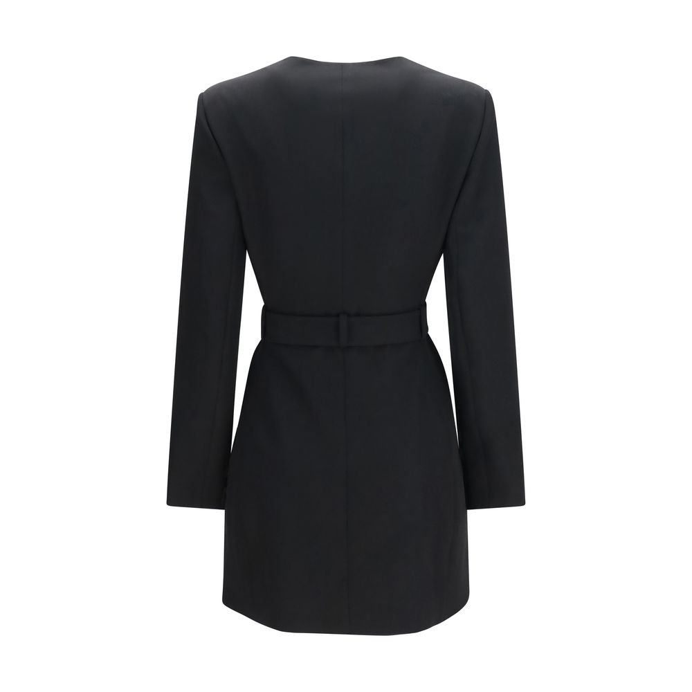 Balmain Schwarzer Oves Aries Wollblazer