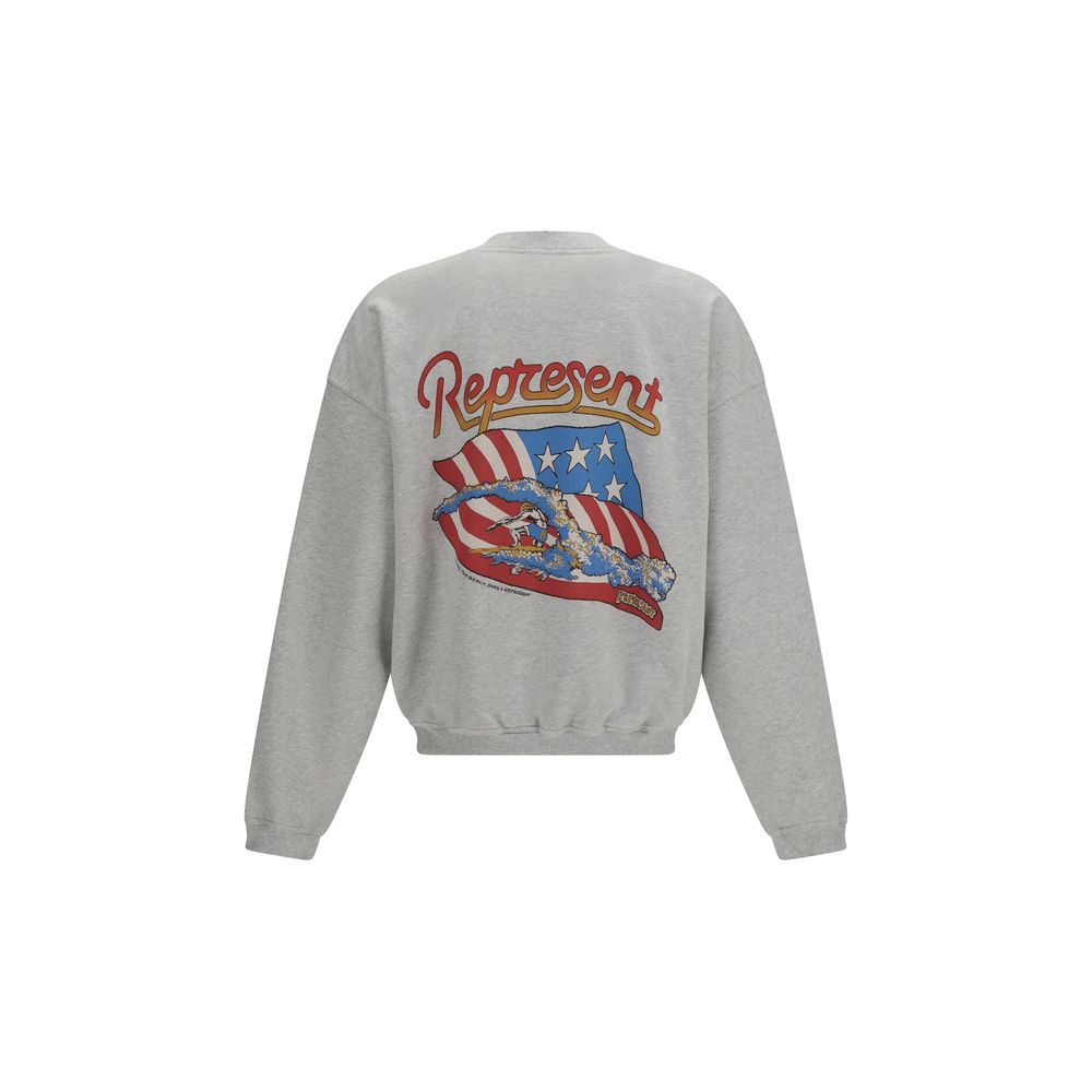 Represent Grauer Baumwollpullover