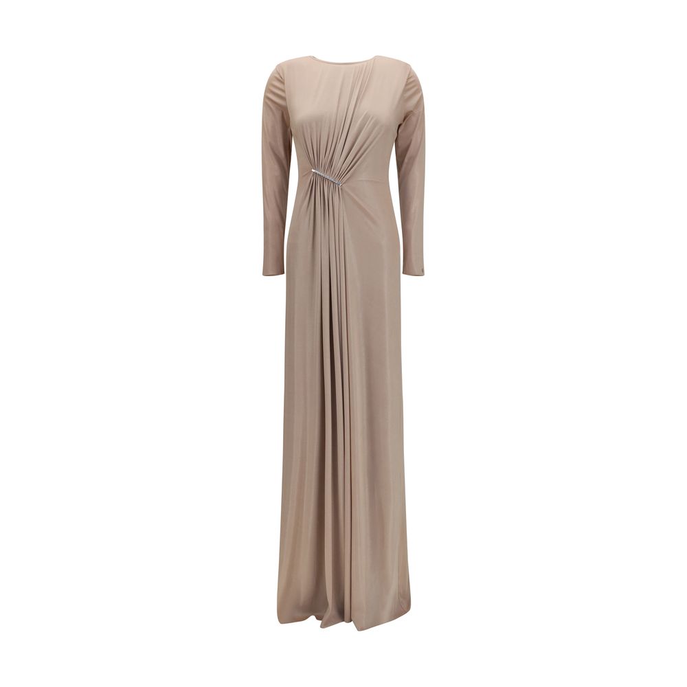 Nissa Beiges Polyester Freizeitkleid