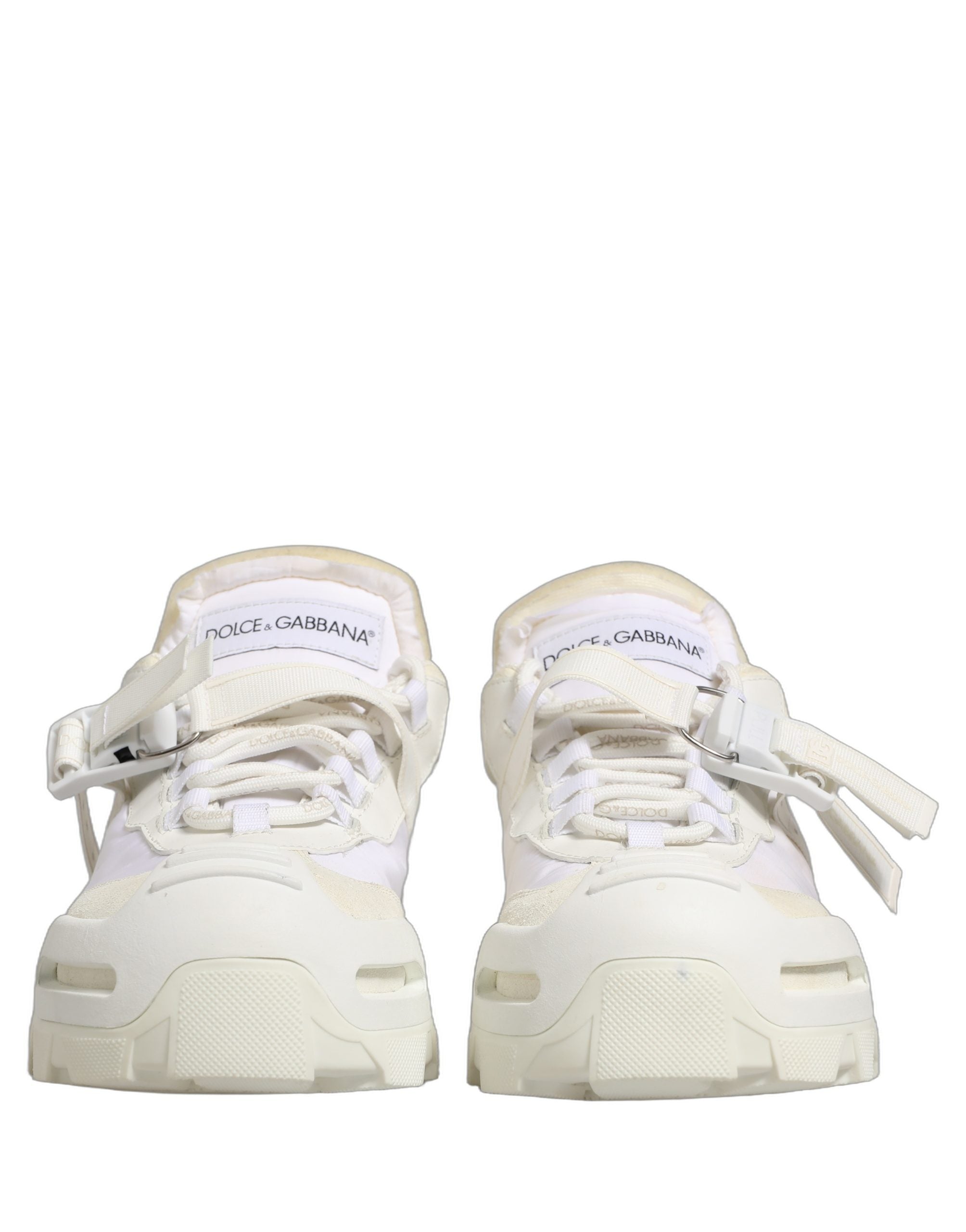 Dolce & Gabbana Weiße Airmaster Sneaker mit Einsätzen für Herren