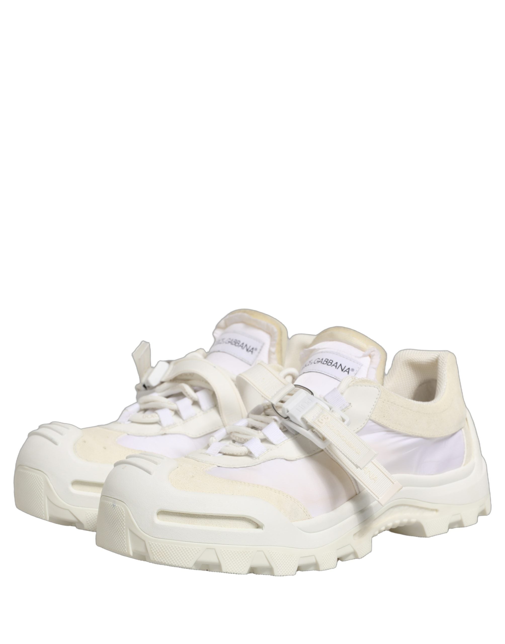 Dolce & Gabbana Weiße Airmaster Sneaker mit Einsätzen für Herren