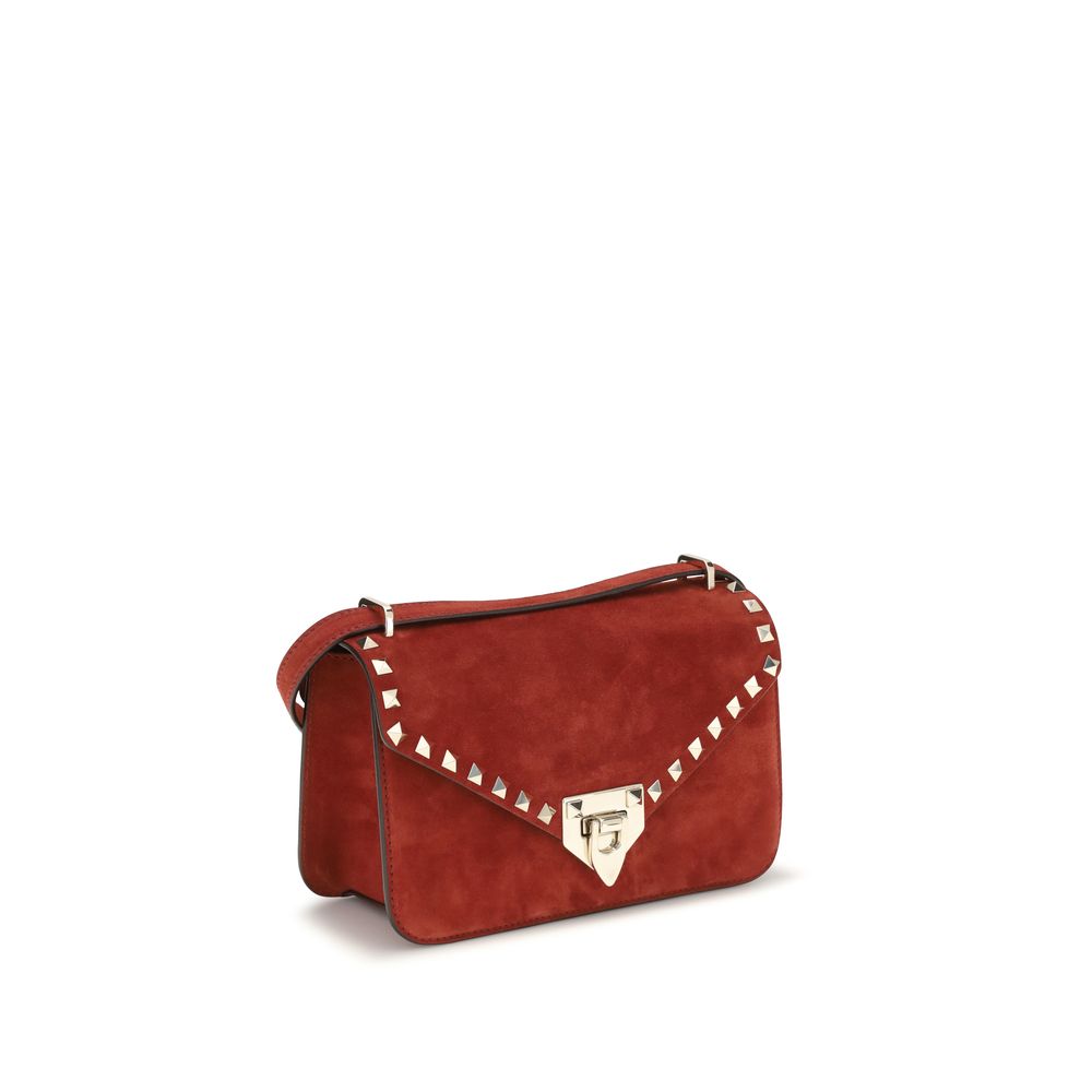 Valentino Garavani Schultertasche aus mehrfarbigem Wildleder