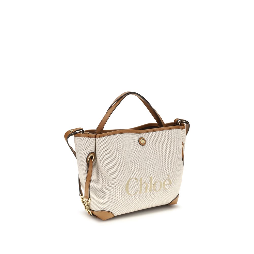 Chloé Beige Stoff-Schultertasche