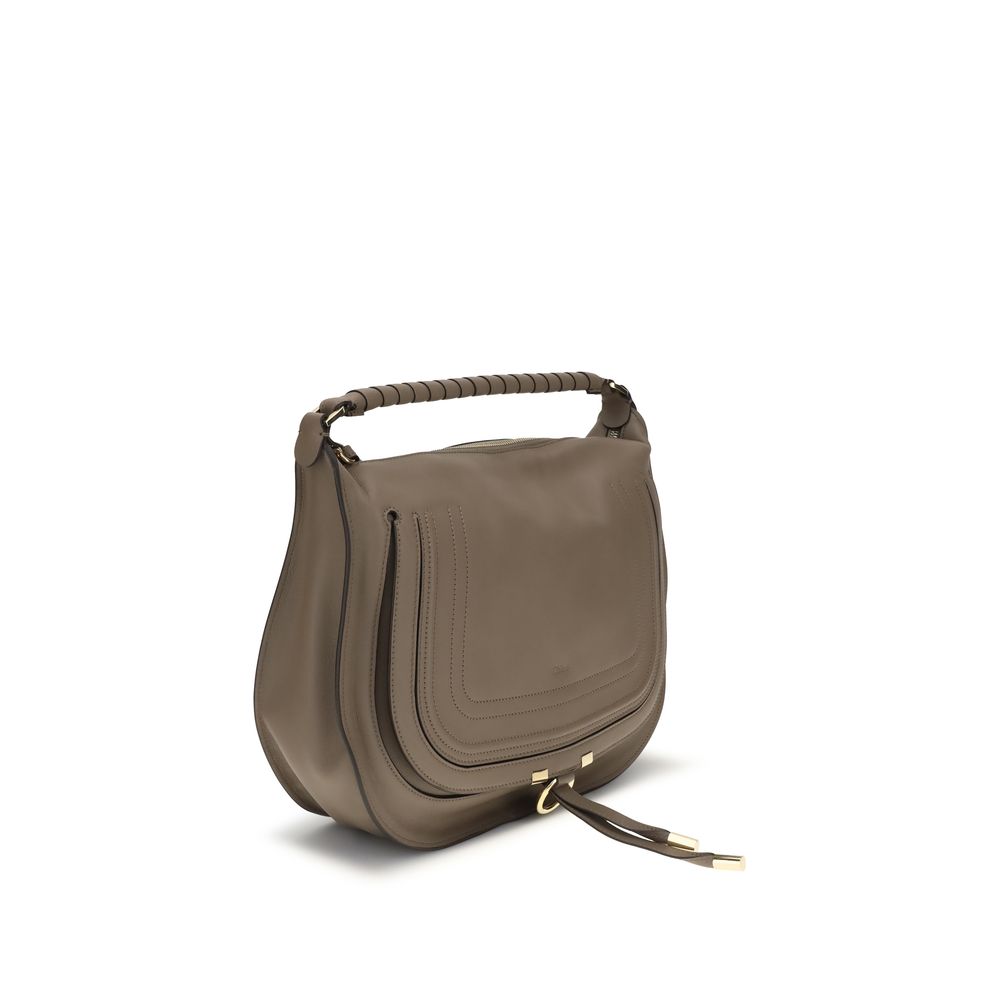 Chloé Beige Kalbsleder Bos Taurus Schultertasche
