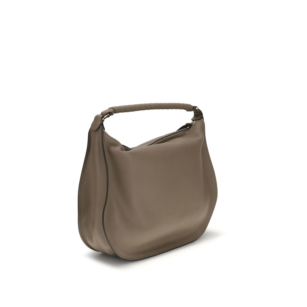 Chloé Beige Kalbsleder Bos Taurus Schultertasche