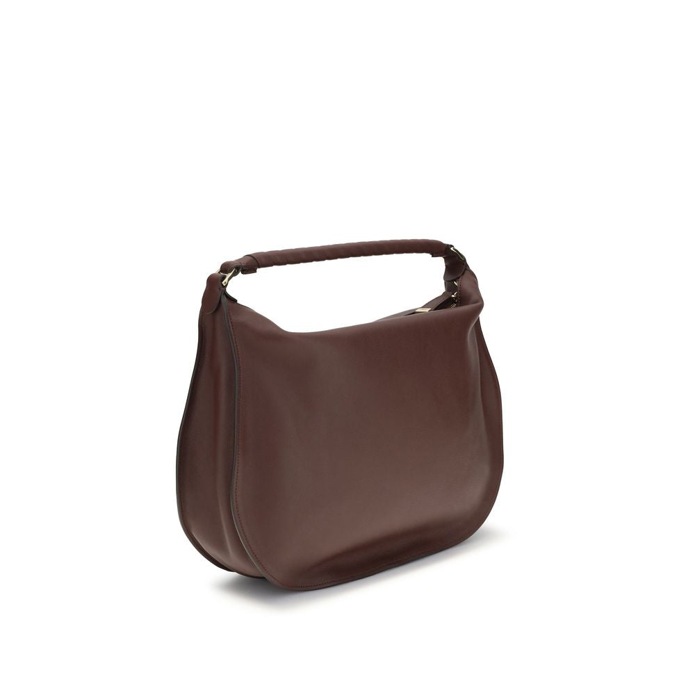 Chloé Braune Kalbsleder Bos Taurus Schultertasche