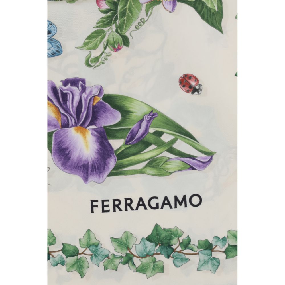 Ferragamo Mehrfarbiger Seidenschal