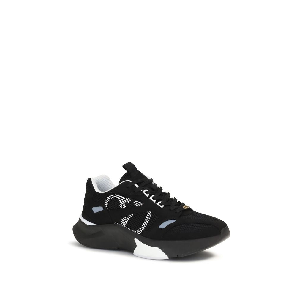 Valentino Garavani Schwarze Stoff-Sneaker