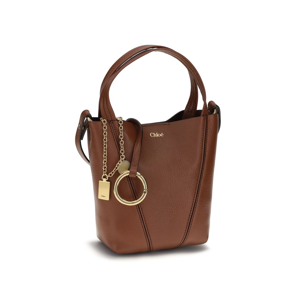 Chloé Braune Kalbsleder Bos Taurus Schultertasche