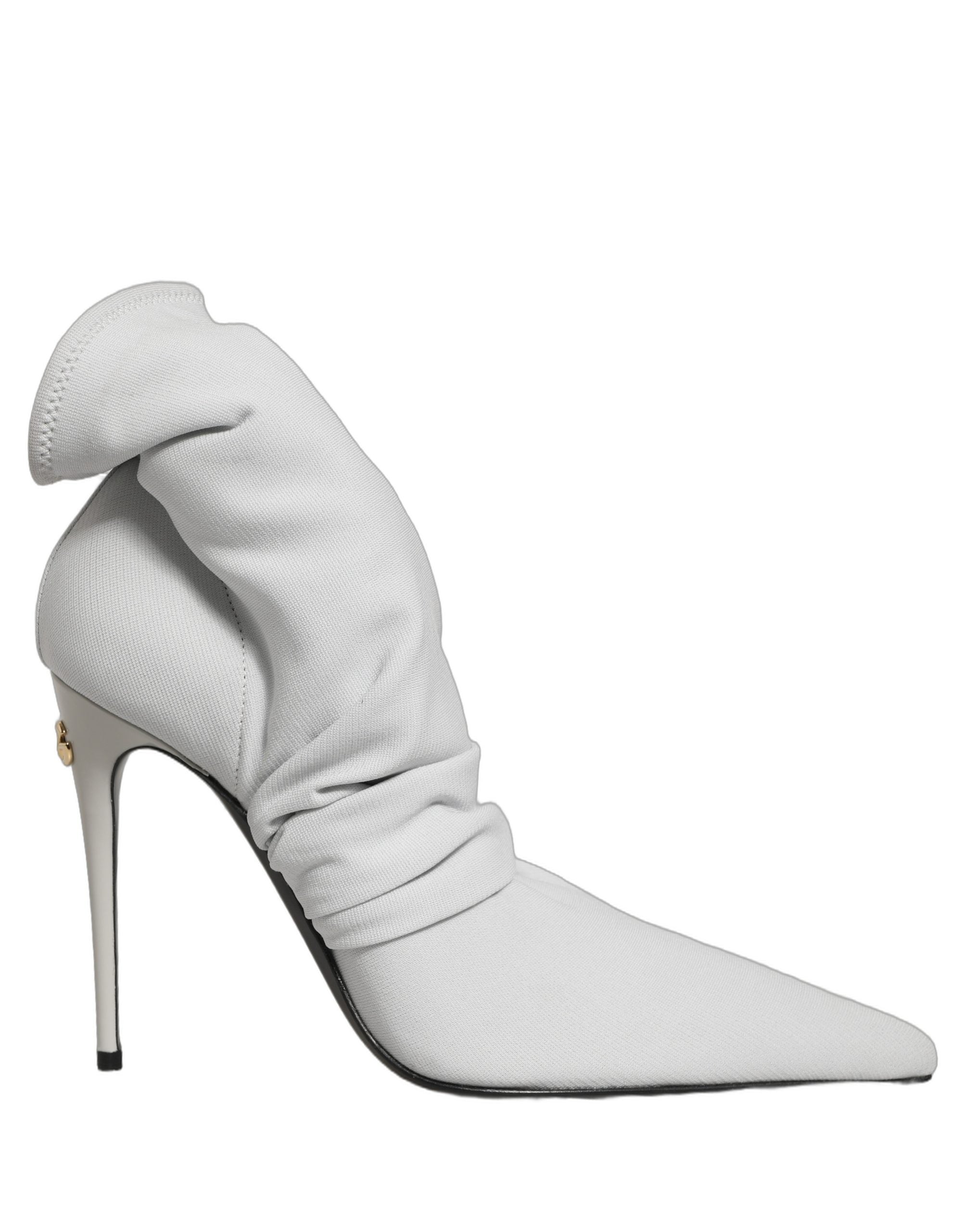 Dolce & Gabbana Graue Stretch-Socken-Stiefeletten