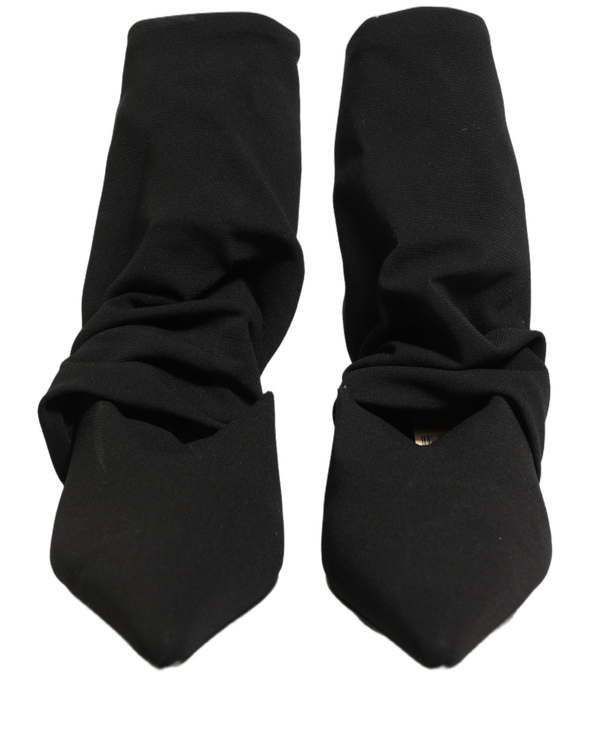 Dolce & Gabbana Schwarze Socken-Stiefel mit Absatz, Knöchelhoch