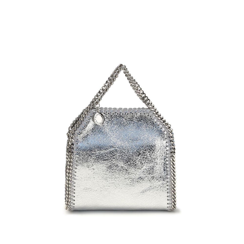 Stella McCartney Schultertasche aus silbernem Polyester