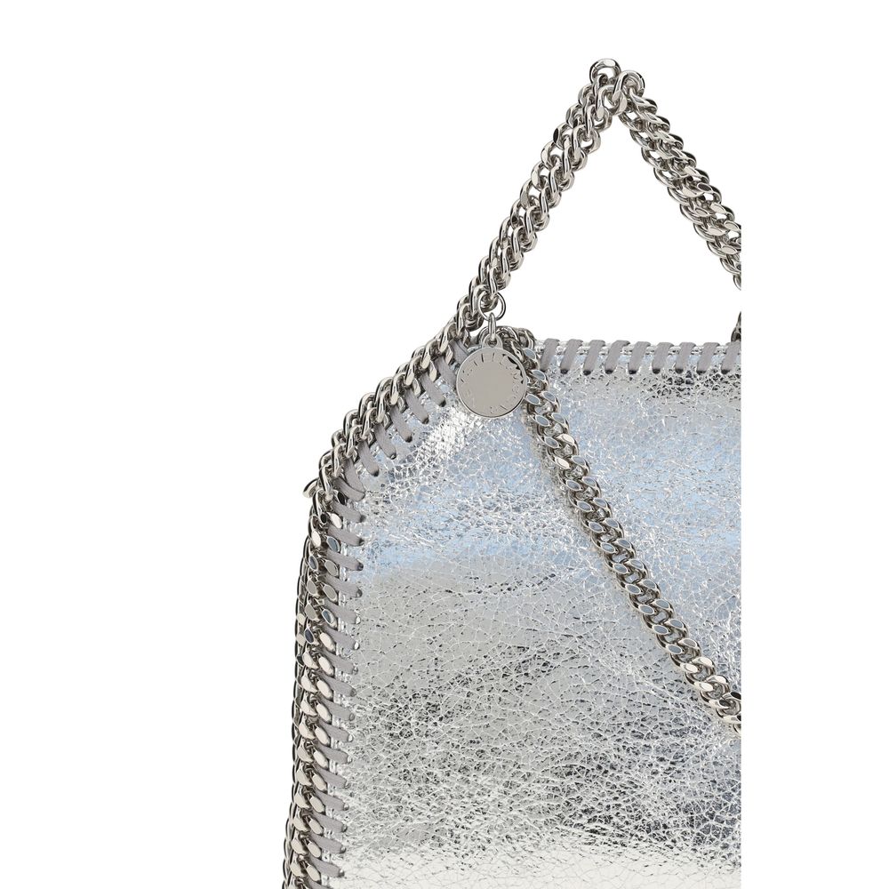 Stella McCartney Schultertasche aus silbernem Polyester