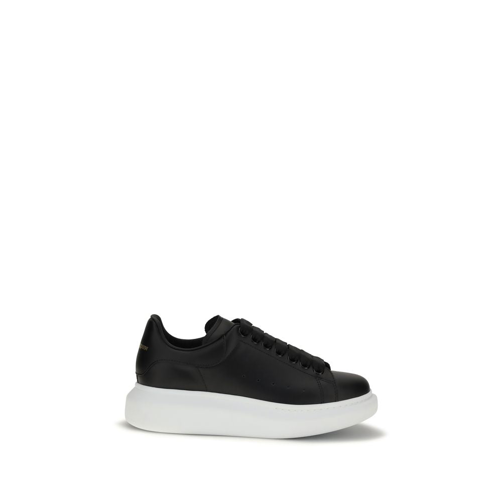 Alexander McQueen Schwarze Bos Taurus Plateau-Sneaker aus Kalbsleder