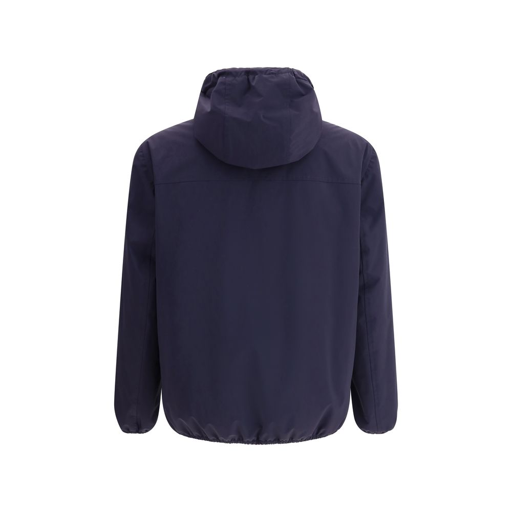 Brunello Cucinelli Blaue Shell-Jacke aus Polyamid