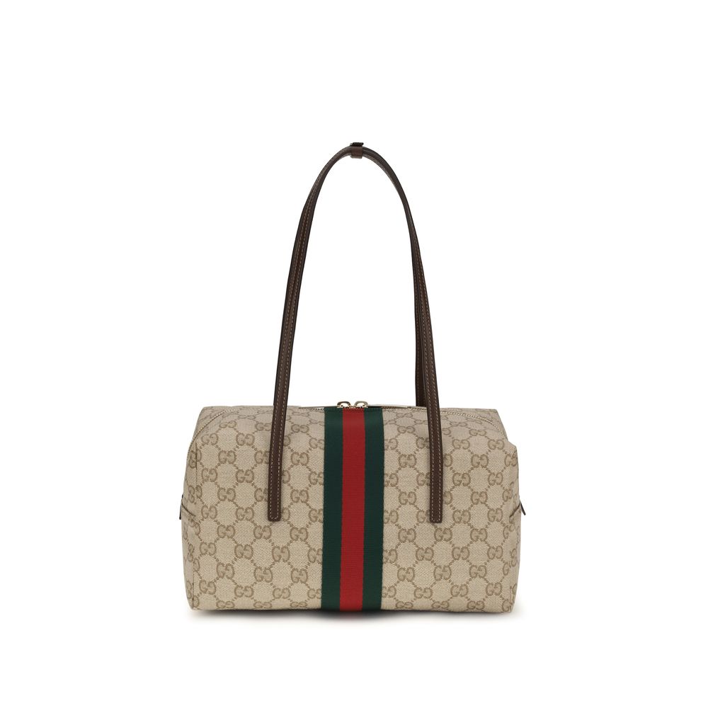 Gucci Beige Stoff-Handtasche