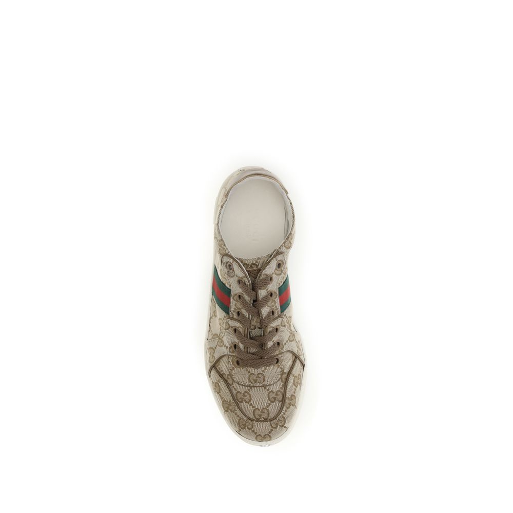 Gucci Beige Stoff-Sneaker