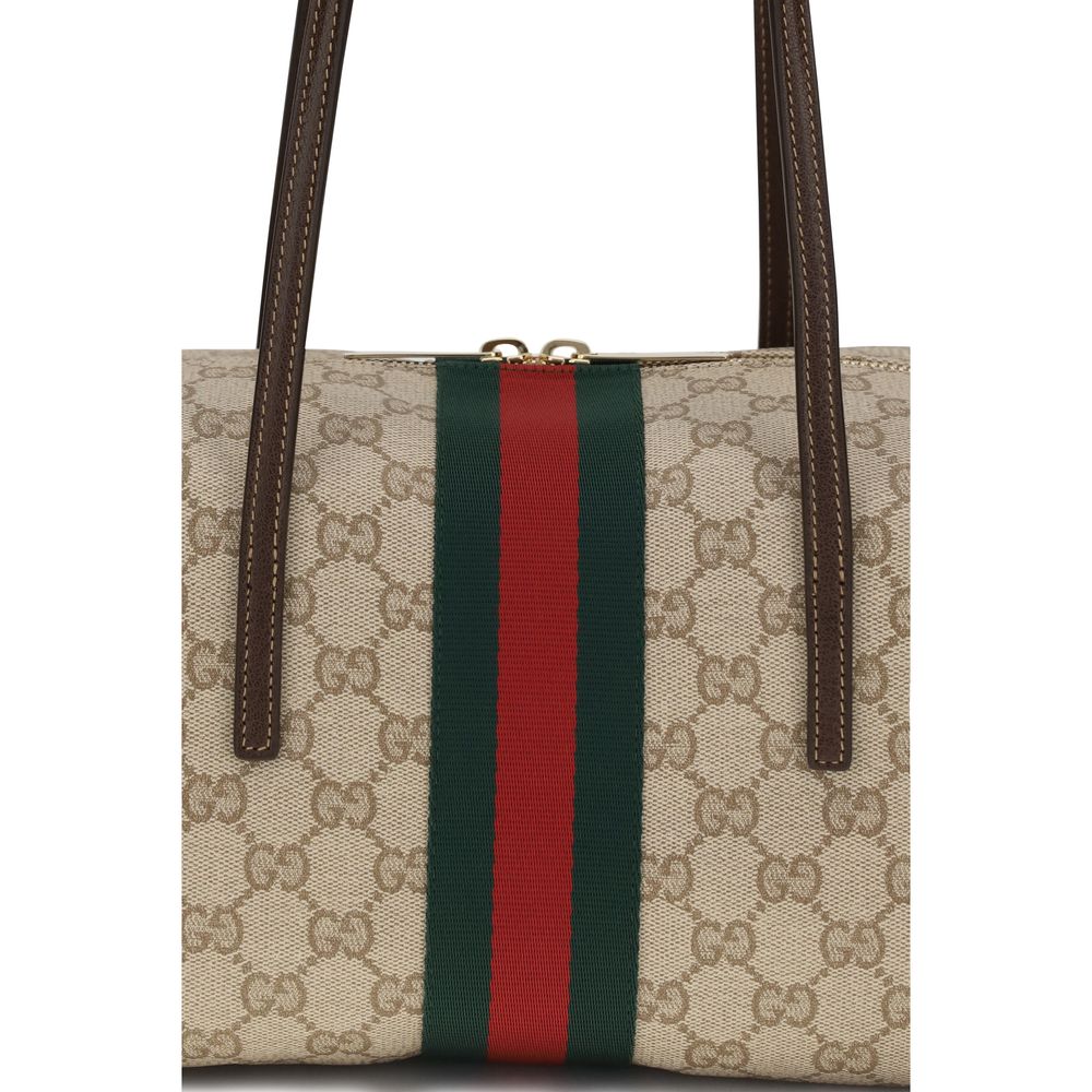 Gucci Beige Stoff-Handtasche