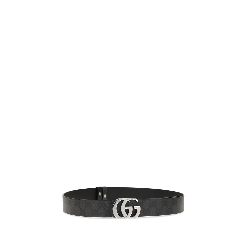 Gucci Schwarzer Kalbsleder Bos Taurus Regular Gürtel