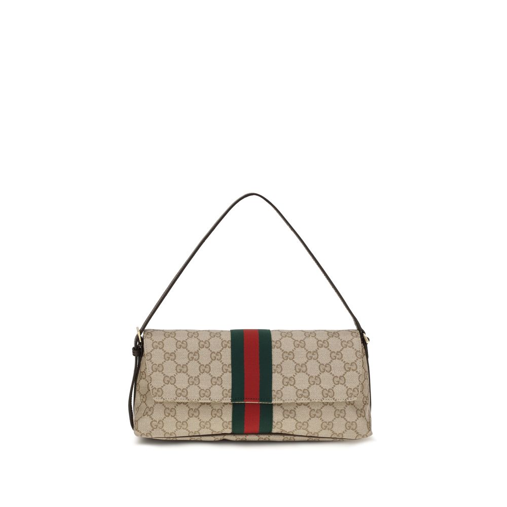 Gucci Beige Stoff-Handtasche