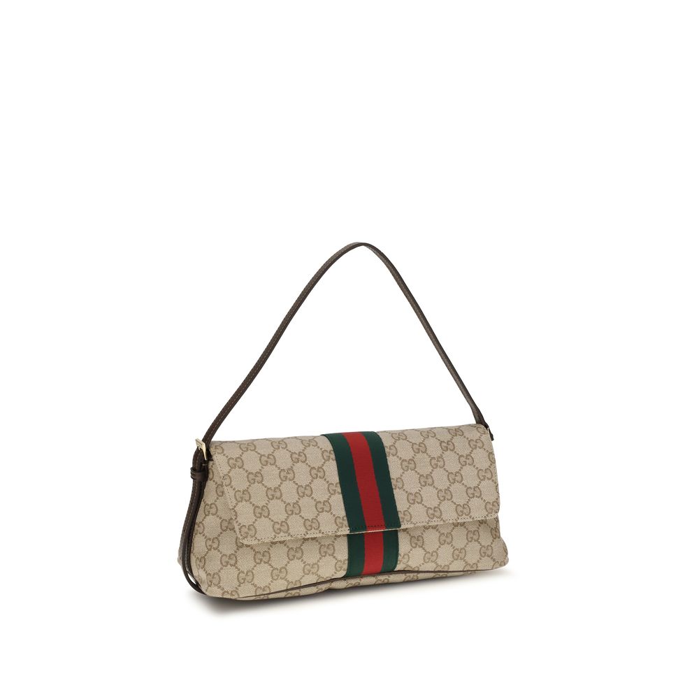 Gucci Beige Stoff-Handtasche