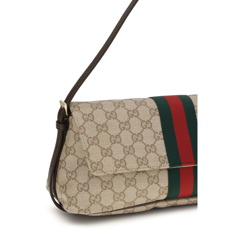 Gucci Beige Stoff-Handtasche