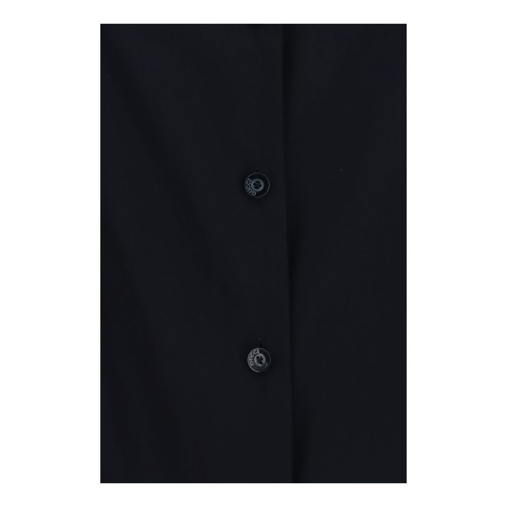 Gucci Schwarzes Seidenhemd