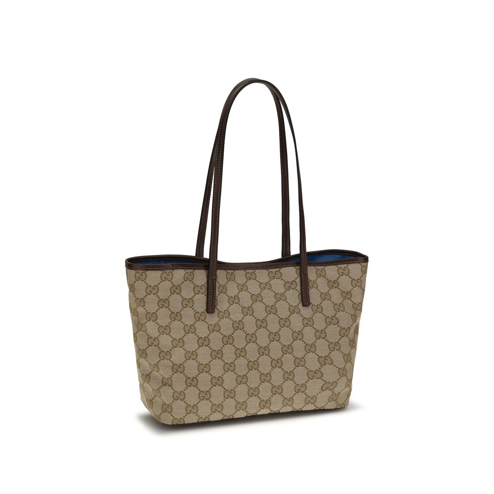 Gucci Beige Stoff-Handtasche