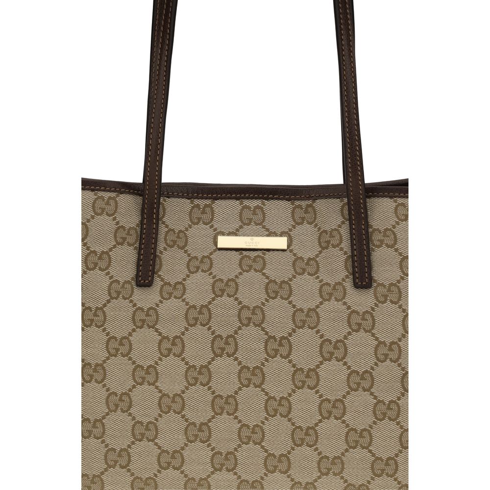 Gucci Beige Stoff-Handtasche