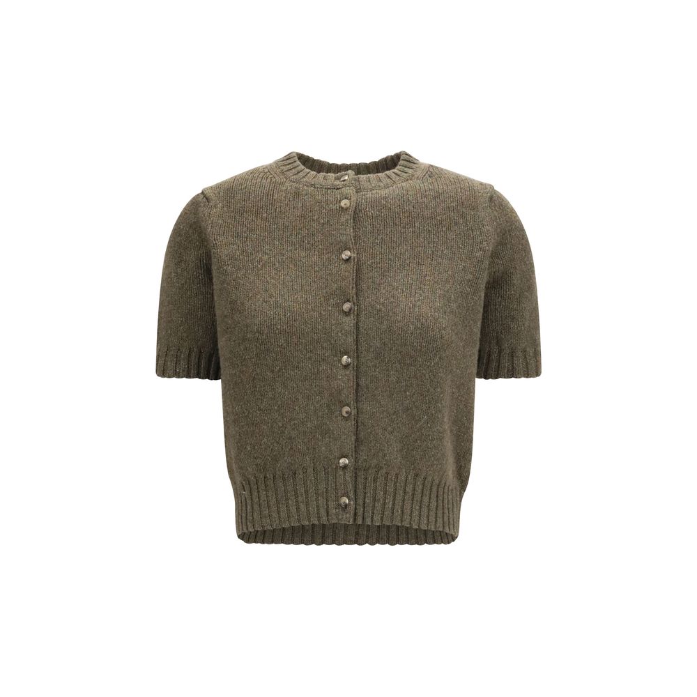 Khaite Zweifarbige Kaschmir-Strickjacke