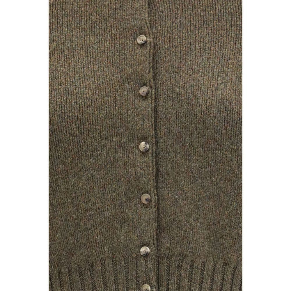 Khaite Zweifarbige Kaschmir-Strickjacke
