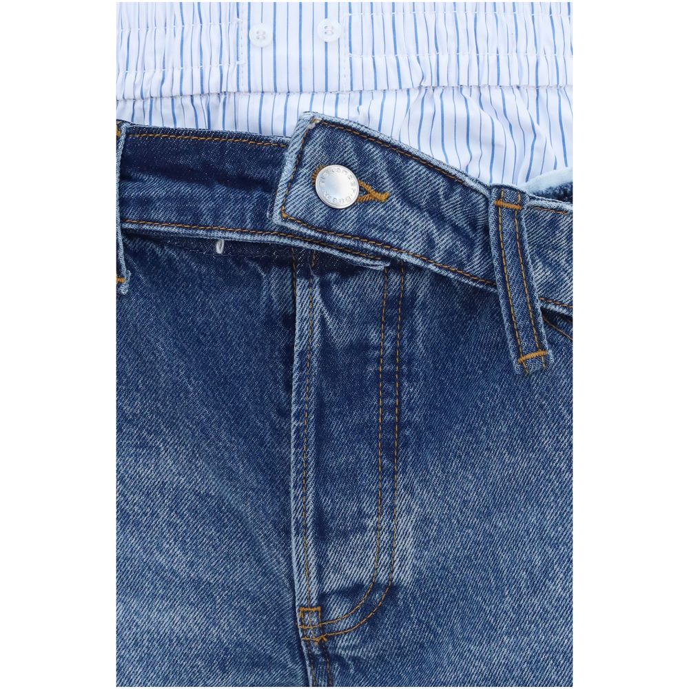 Alexander Wang Blaue Jeans-Shorts