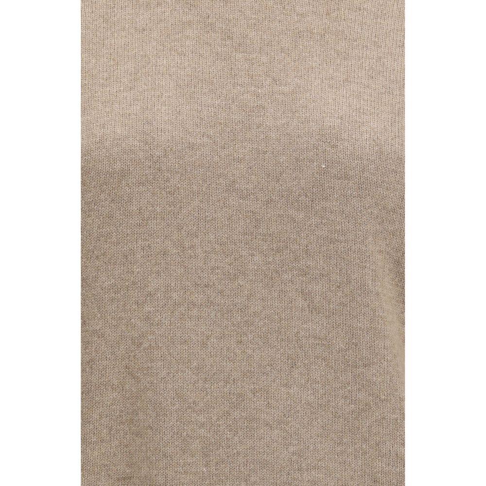 Brunello Cucinelli Brauner Kaschmir-Rollkragenpullover