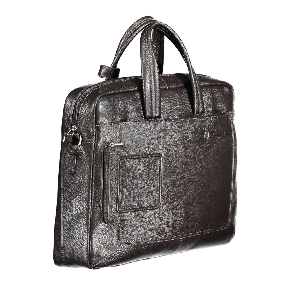 Piquadro Braune Leder Aktentasche für Herren