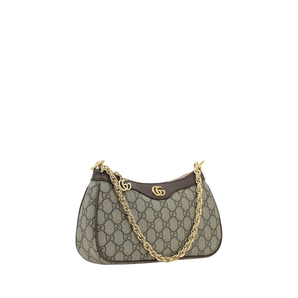Gucci Braune Baumwoll-Umhängetasche