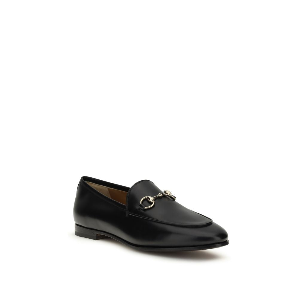 Gucci Schwarze "Bos Taurus" Kalbsleder Loafer zum Hineinschlüpfen