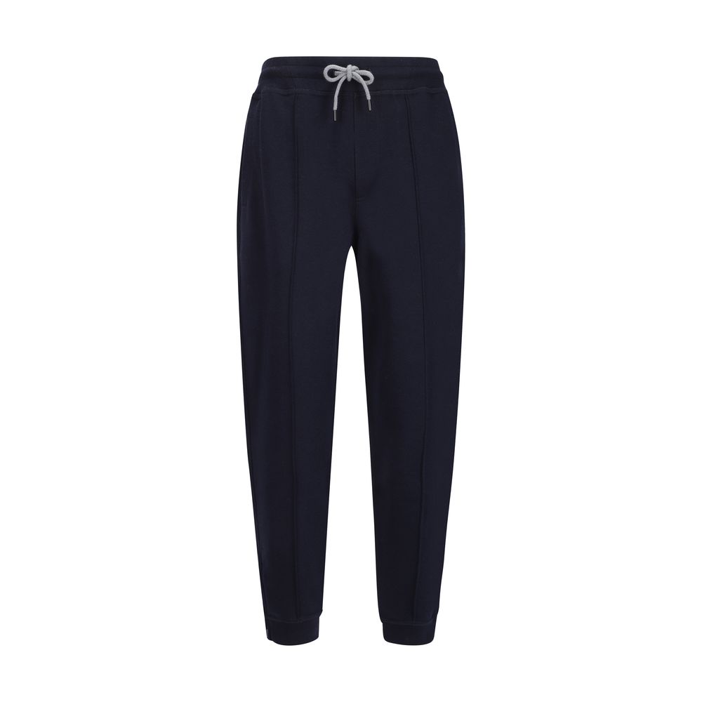 Brunello Cucinelli Blaue Baumwoll-Jogginghose (Trainingshose)