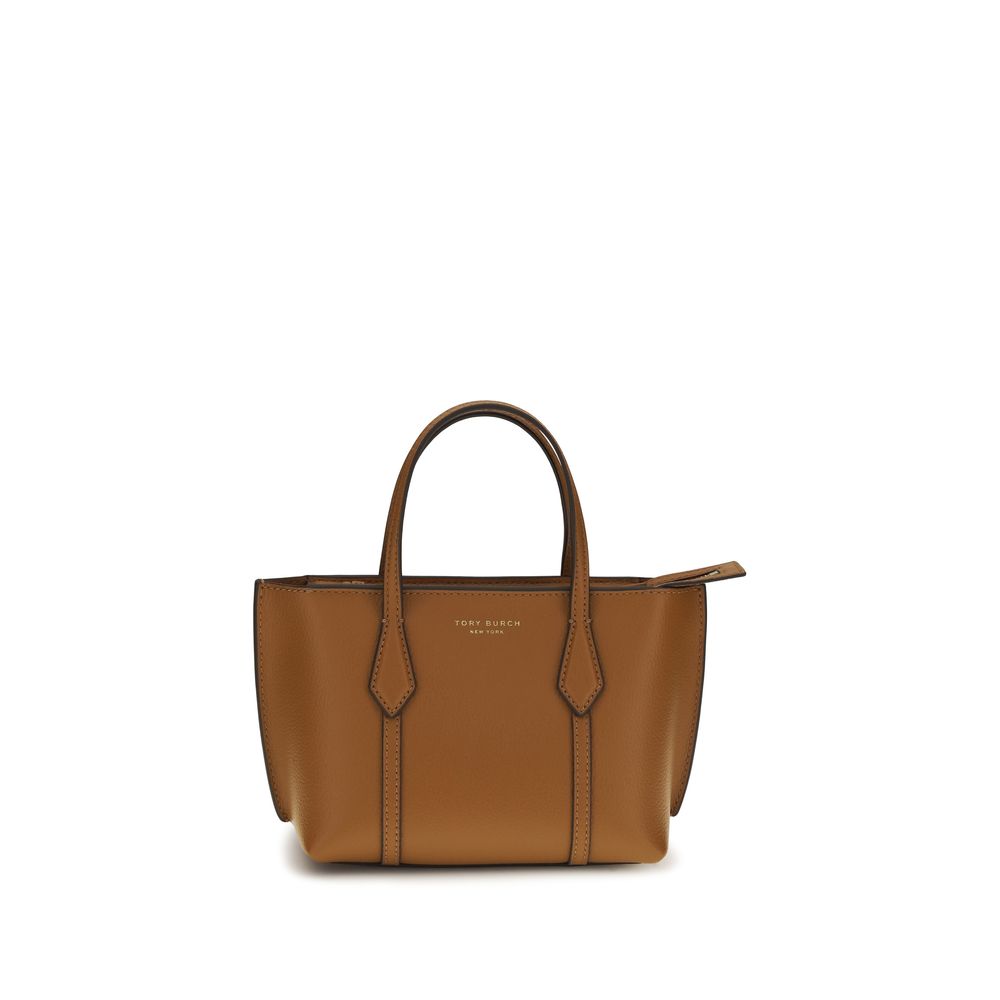 Tory Burch Braune Kalbsleder Bos Taurus Schultertasche
