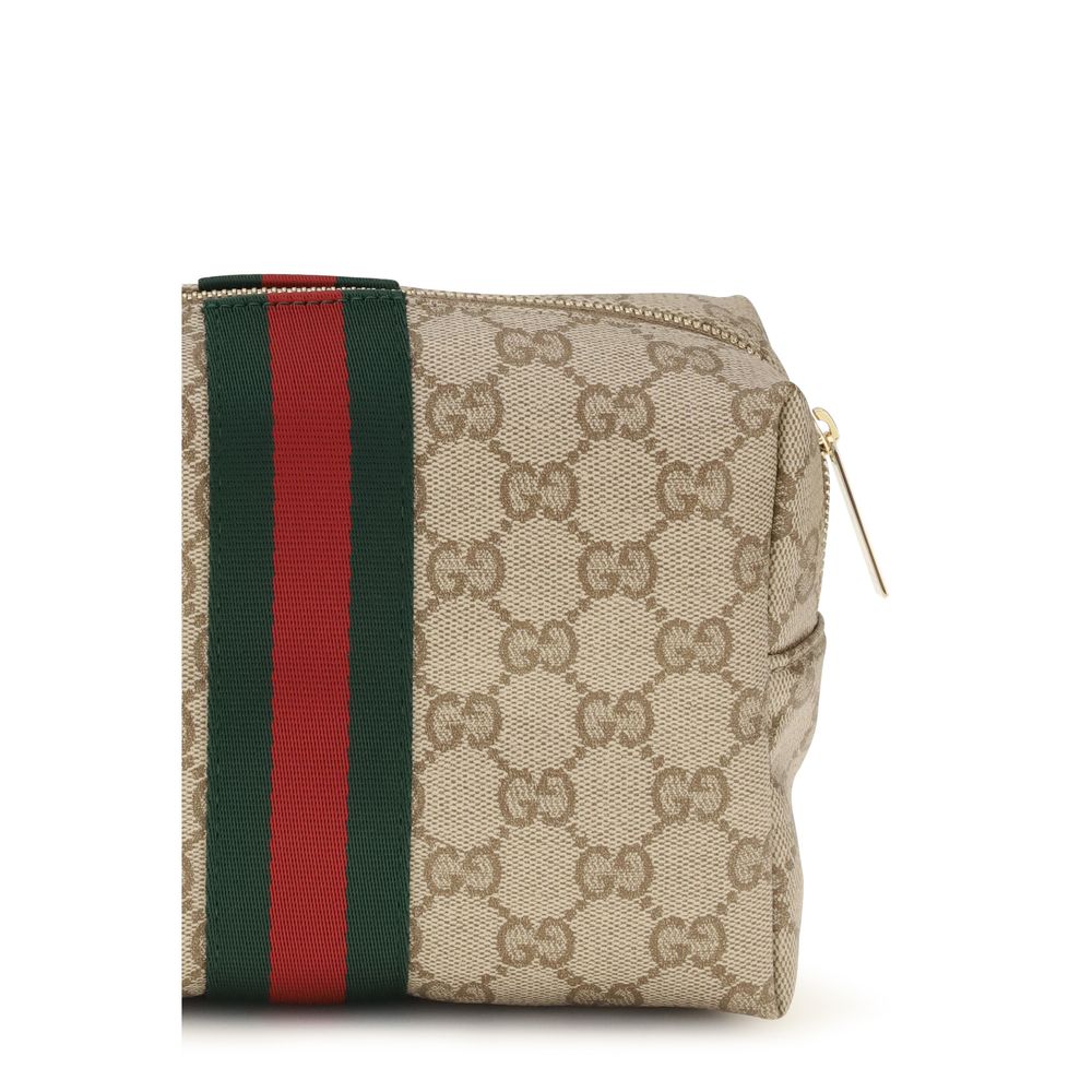 Gucci Beige Stoff-Portemonnaie