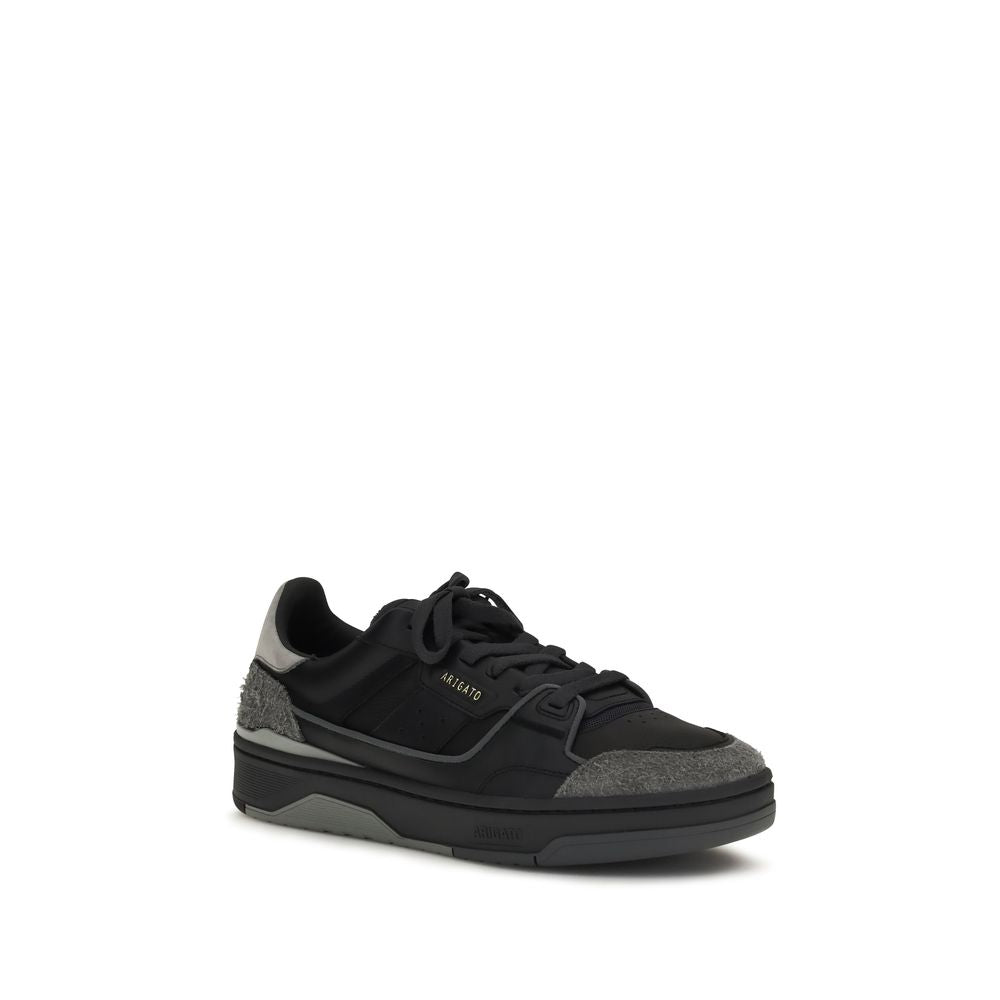 Axel Arigato Schwarze Bos Taurus Kalbsleder Low-Top-Sneaker