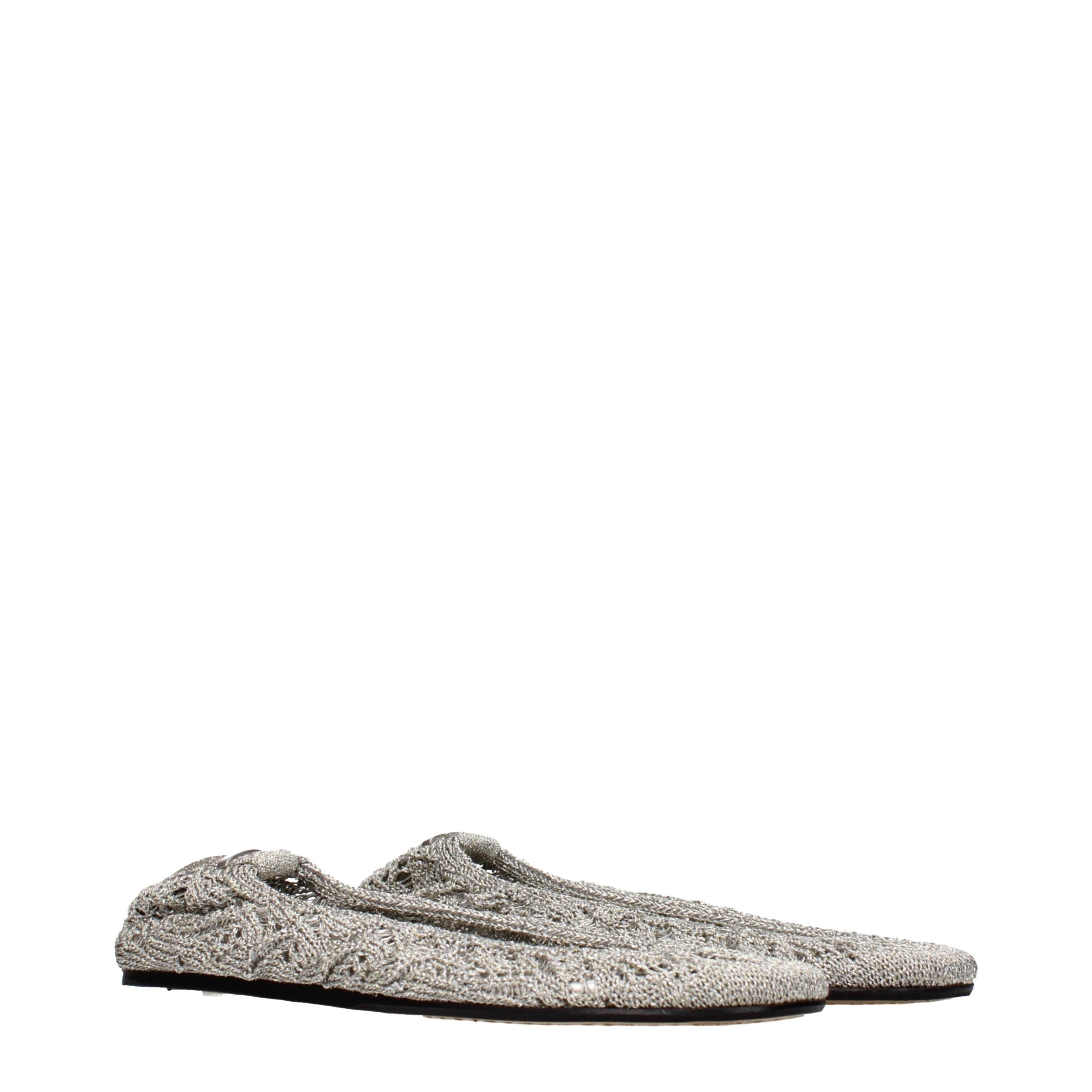 Isabel Marant Graue Ballerinas aus Stoff