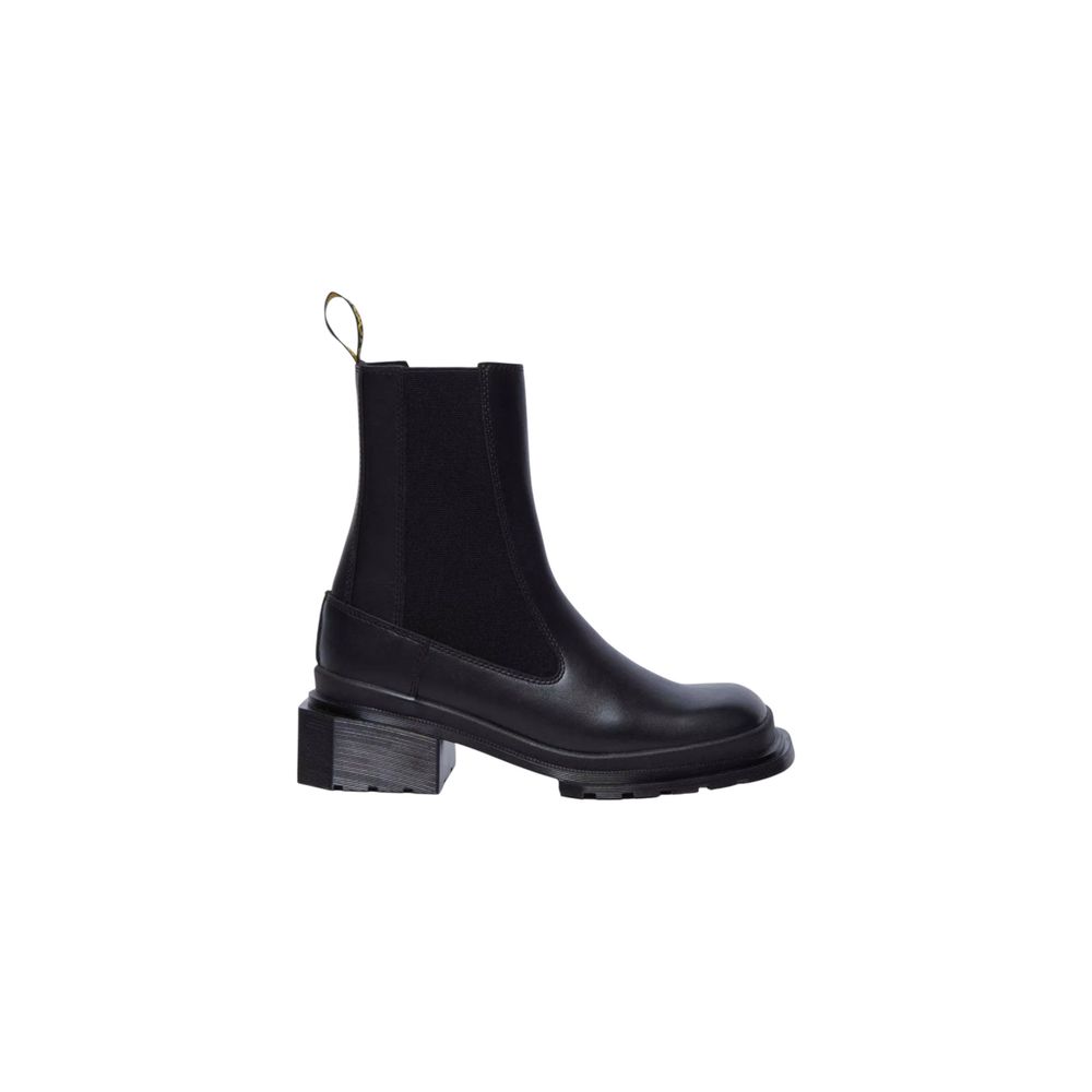 Dr. Martens Schwarze Leder-Stiefeletten