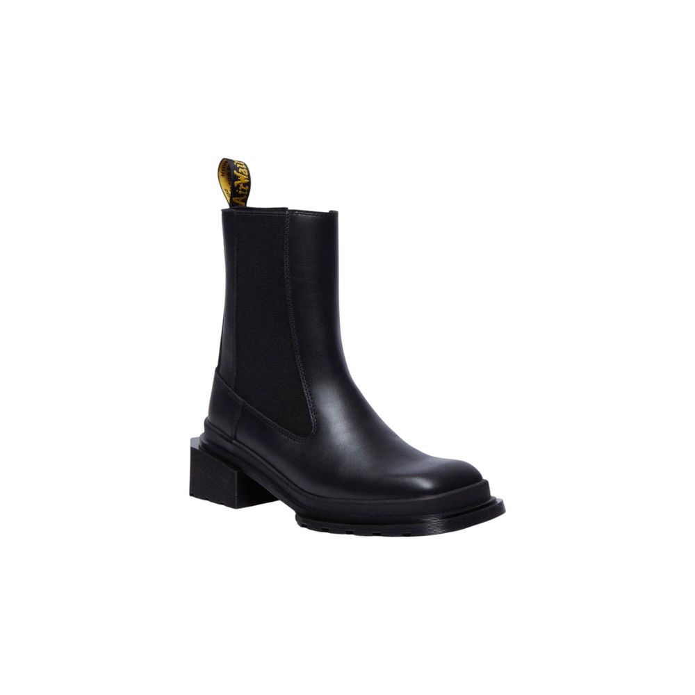 Dr. Martens Schwarze Leder-Stiefeletten