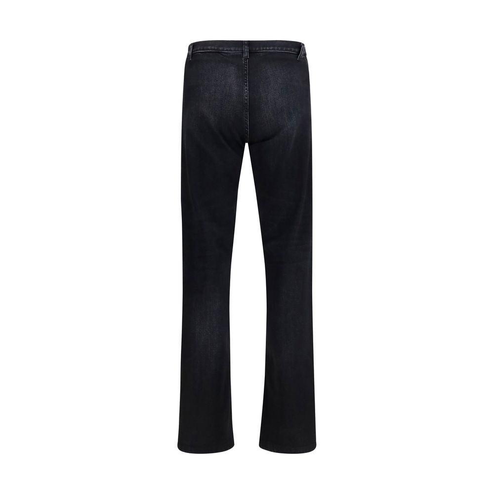 Gucci Schwarze Baumwoll-Schlagjeans
