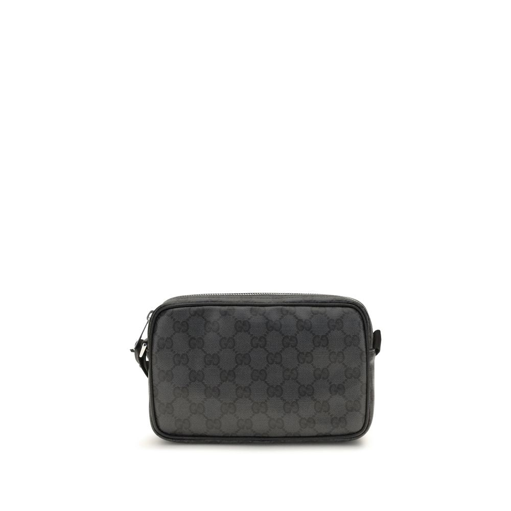 Gucci Schwarze Stoffhandtasche